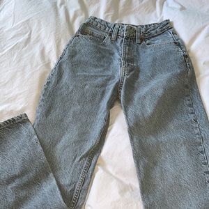 Zara | high rise straight leg jeans - Zara